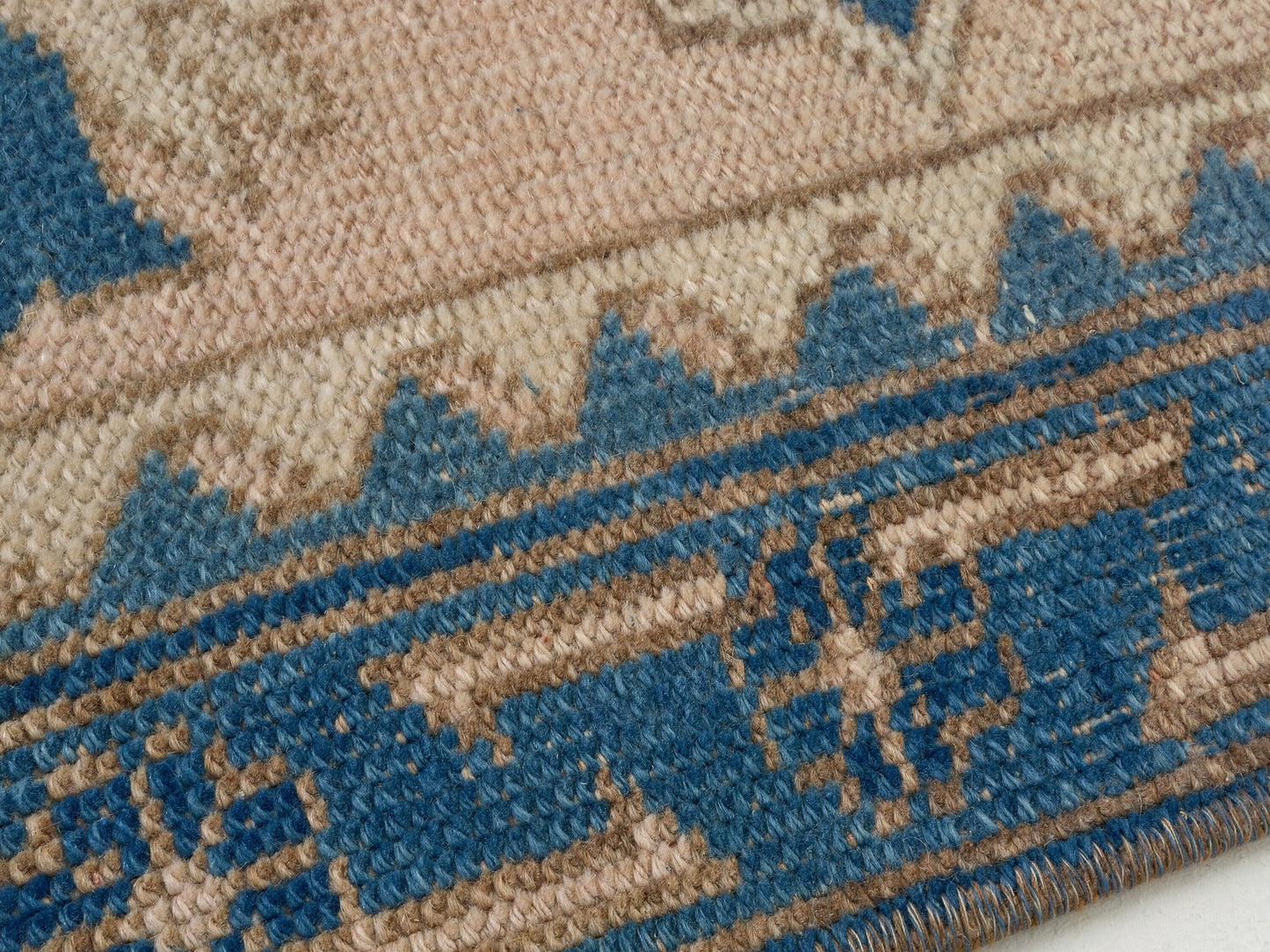 8x10 Navy Blue Turkish Rug, Oushak Turkish Vintage Rug, Anatolia Turkey Wool Rug, Geometric rug, Scandinavian rug, Handmade rug, 10028