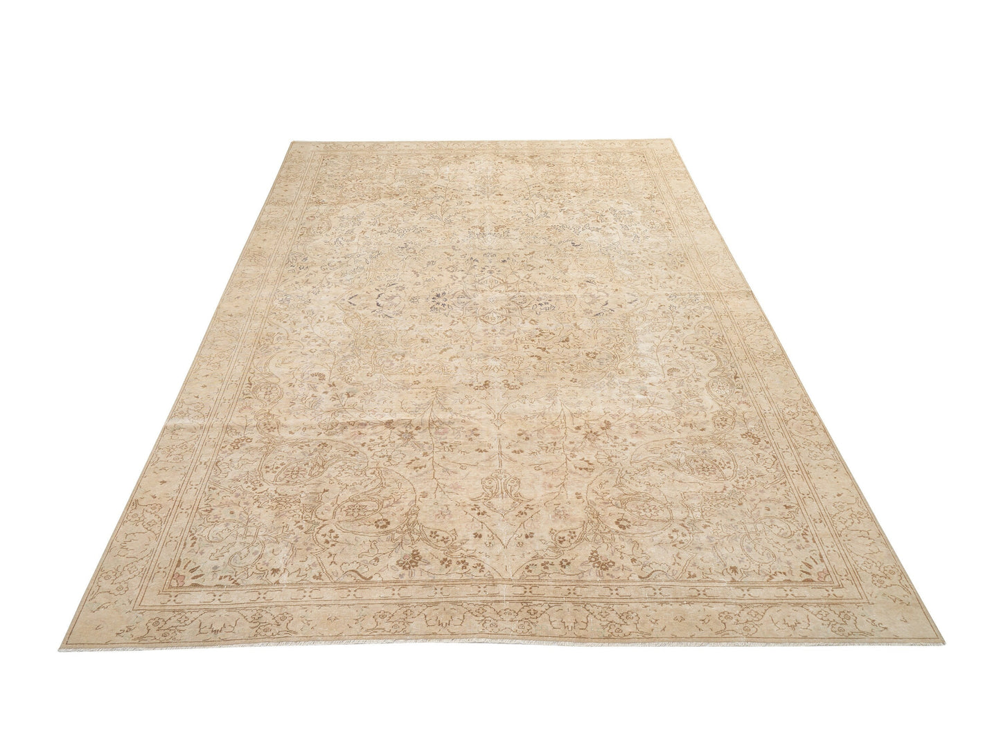 Turkish rug, Vintage Rug, Faded rug, Antique rug 8x11, Muted Rug,Large Oushak Rug, Area rug 8x11, Carpet rug, Oversize rug, Pastel Rug,9089