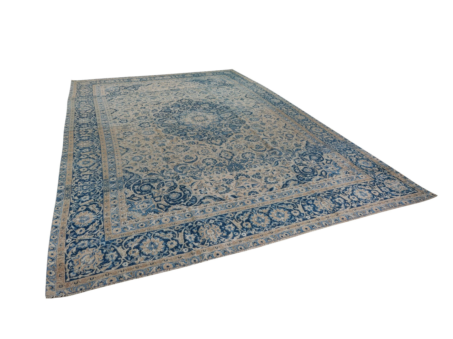 Antique Vintage Persian Large Rug, 11x16 Large Area Carpet Rug, Handmade Oushak Turkish Rug, One-of-a-kind Rug Made in Turkey, 7729
