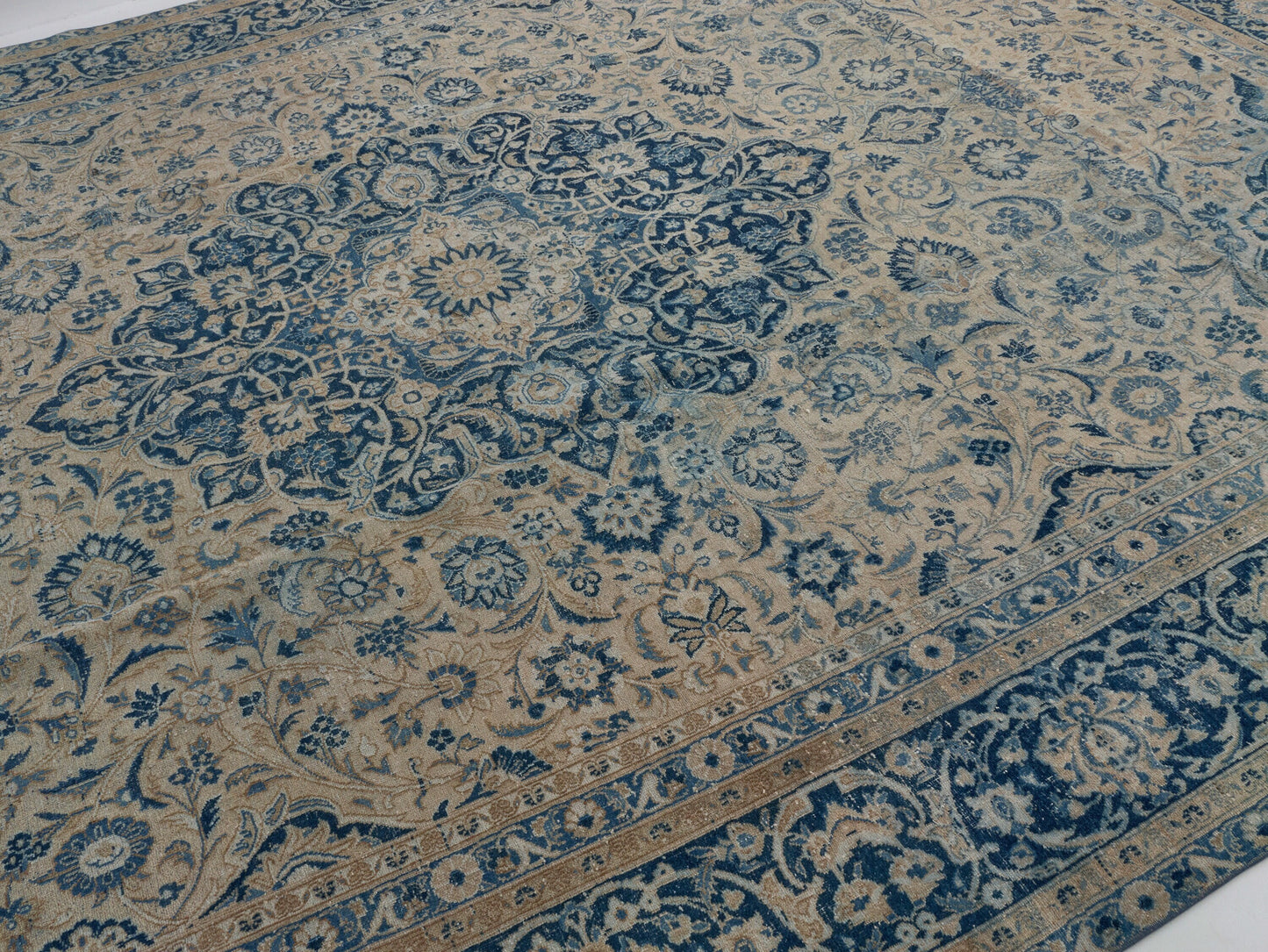 Antique Vintage Persian Large Rug, 11x16 Large Area Carpet Rug, Handmade Oushak Turkish Rug, One-of-a-kind Rug Made in Turkey, 7729