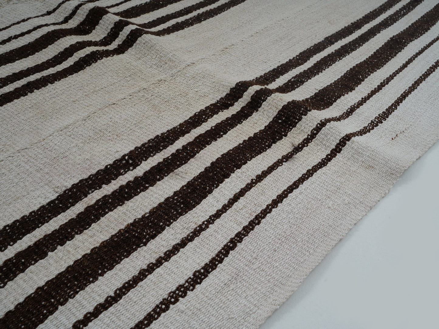 Area Striped Kilim Rug, Turkish Vintage Kilim Rug, Handmade Unique Kilim Rug, Living Room Rug, Kilim Rug 5x7, Neutral Muted Rug, 12778