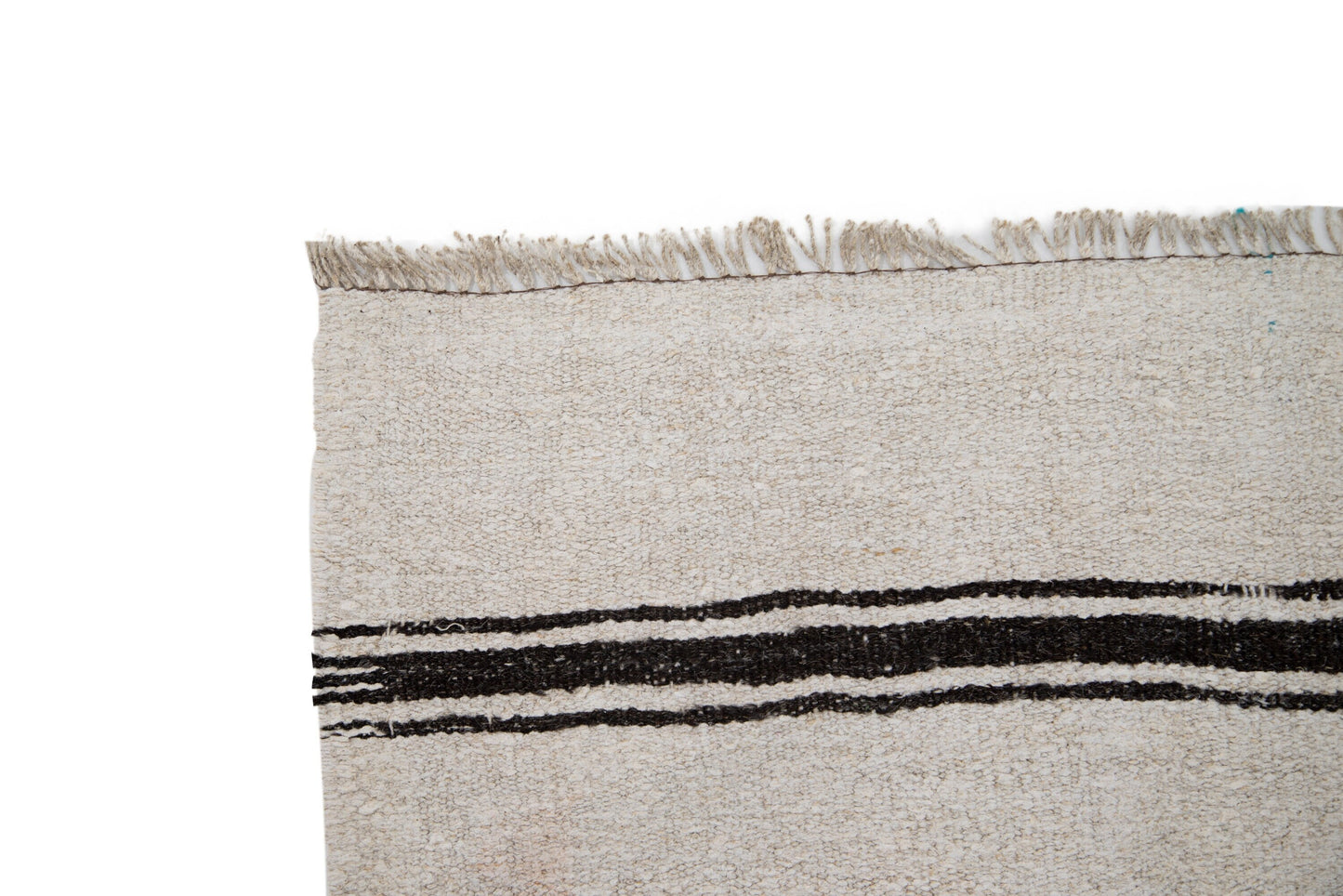 6x9 White Striped Hemp Kilim Rug, Vintage Hemp Rug, Turkish Hemp Kilim Rug, Floor Hemp Kilim Rug, Contemporary,Modern Rug,7848