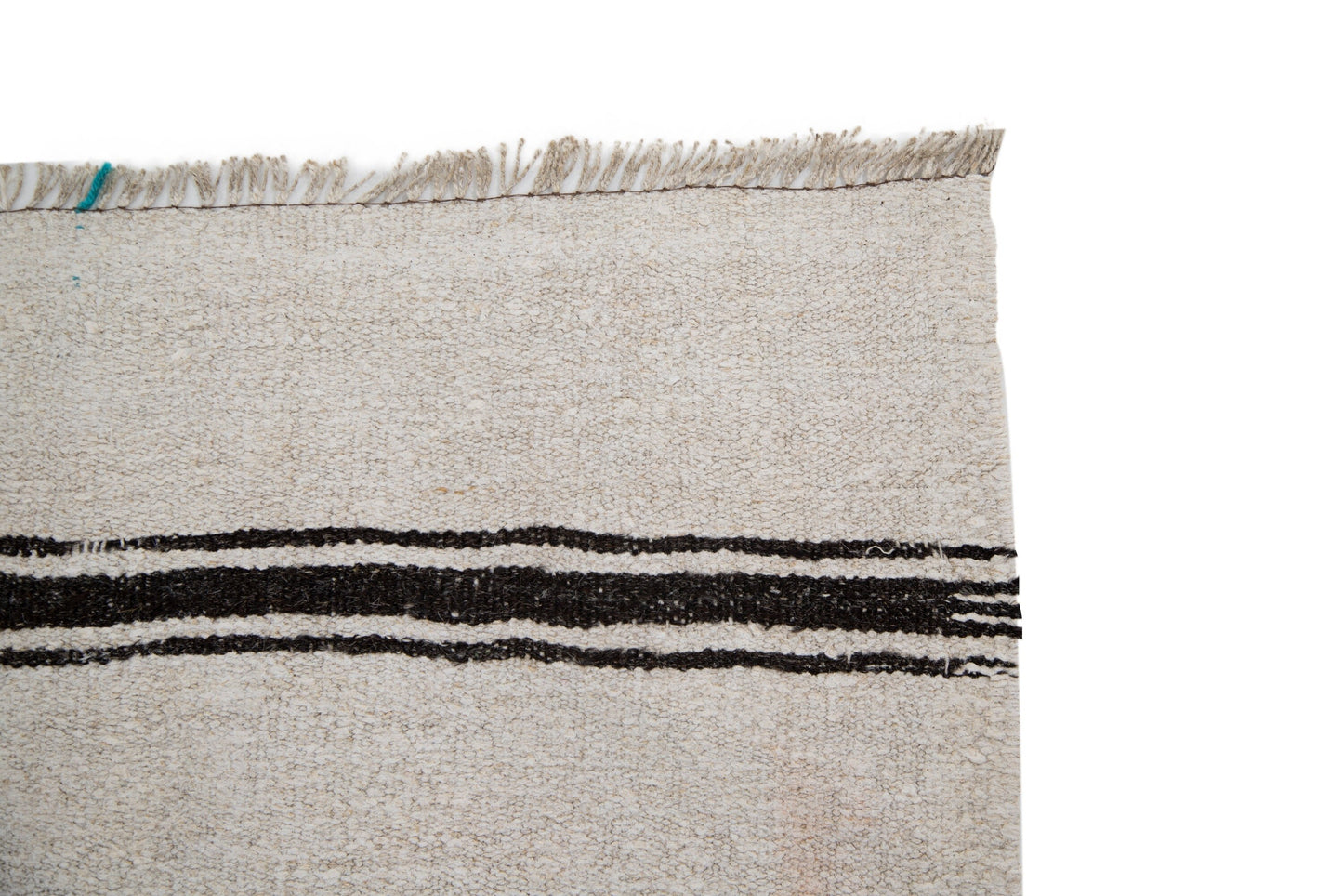 6x9 White Striped Hemp Kilim Rug, Vintage Hemp Rug, Turkish Hemp Kilim Rug, Floor Hemp Kilim Rug, Contemporary,Modern Rug,7848