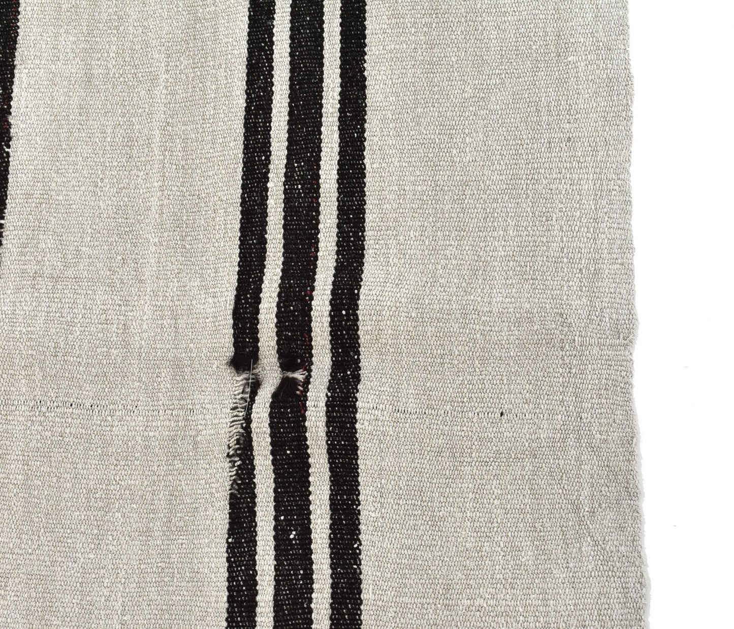 Turkish kilim, Vintage kilim, 5x7 Kilim rug, Hemp rug ,White kilim rug, Hemp kilim rug,Area rug, Black White rug, 5818