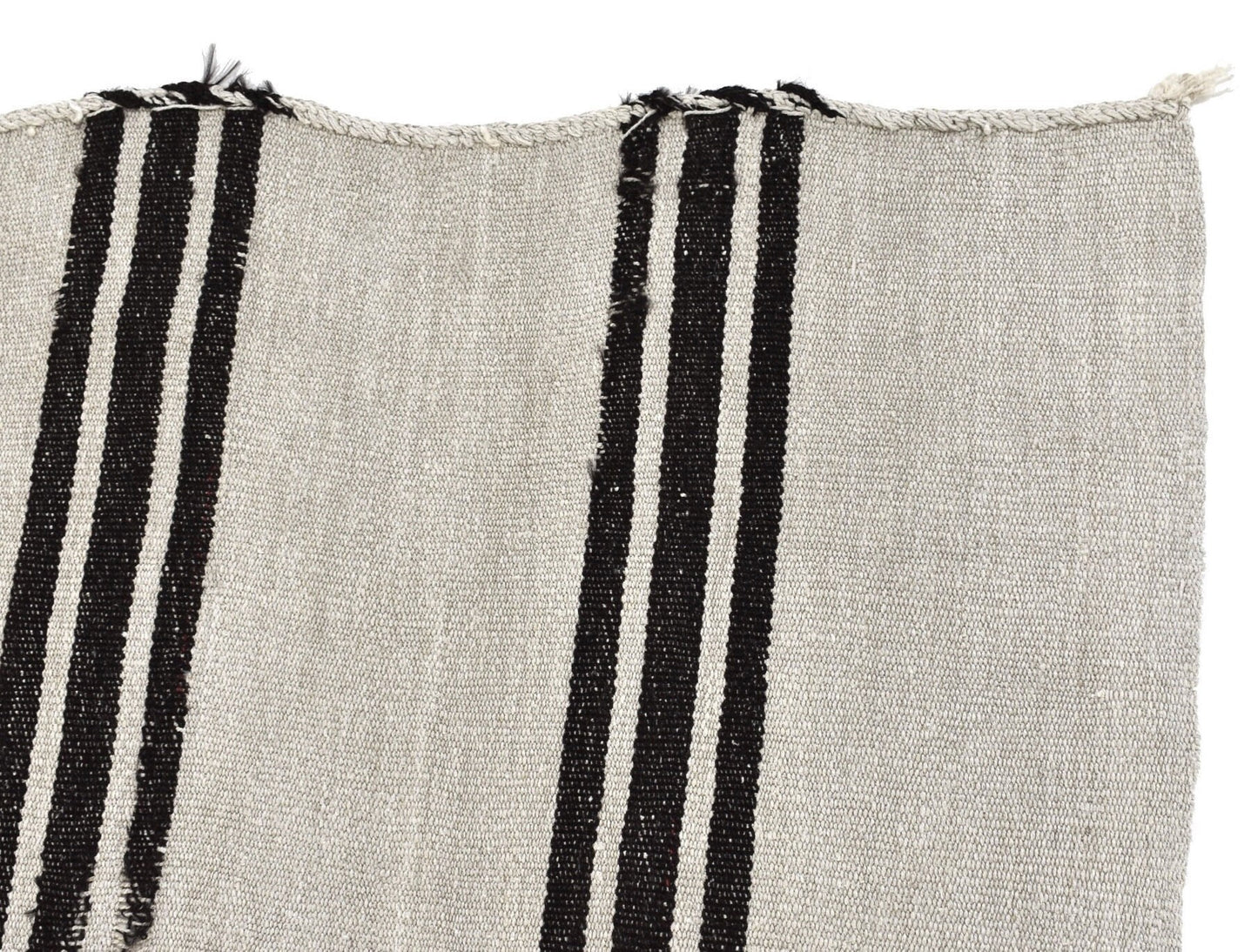 Turkish kilim, Vintage kilim, 5x7 Kilim rug, Hemp rug ,White kilim rug, Hemp kilim rug,Area rug, Black White rug, 5818