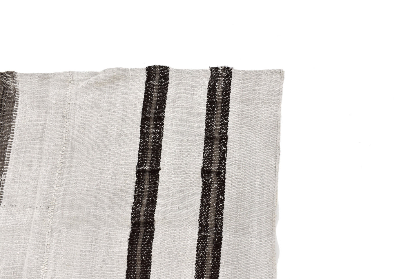 Kilim Rug 5x7 Striped, Turkish Kilim Rug Organic, Neutral Vintage kilim rug, Modern kilim rug, White Hemp kilim rug, Living room,6102