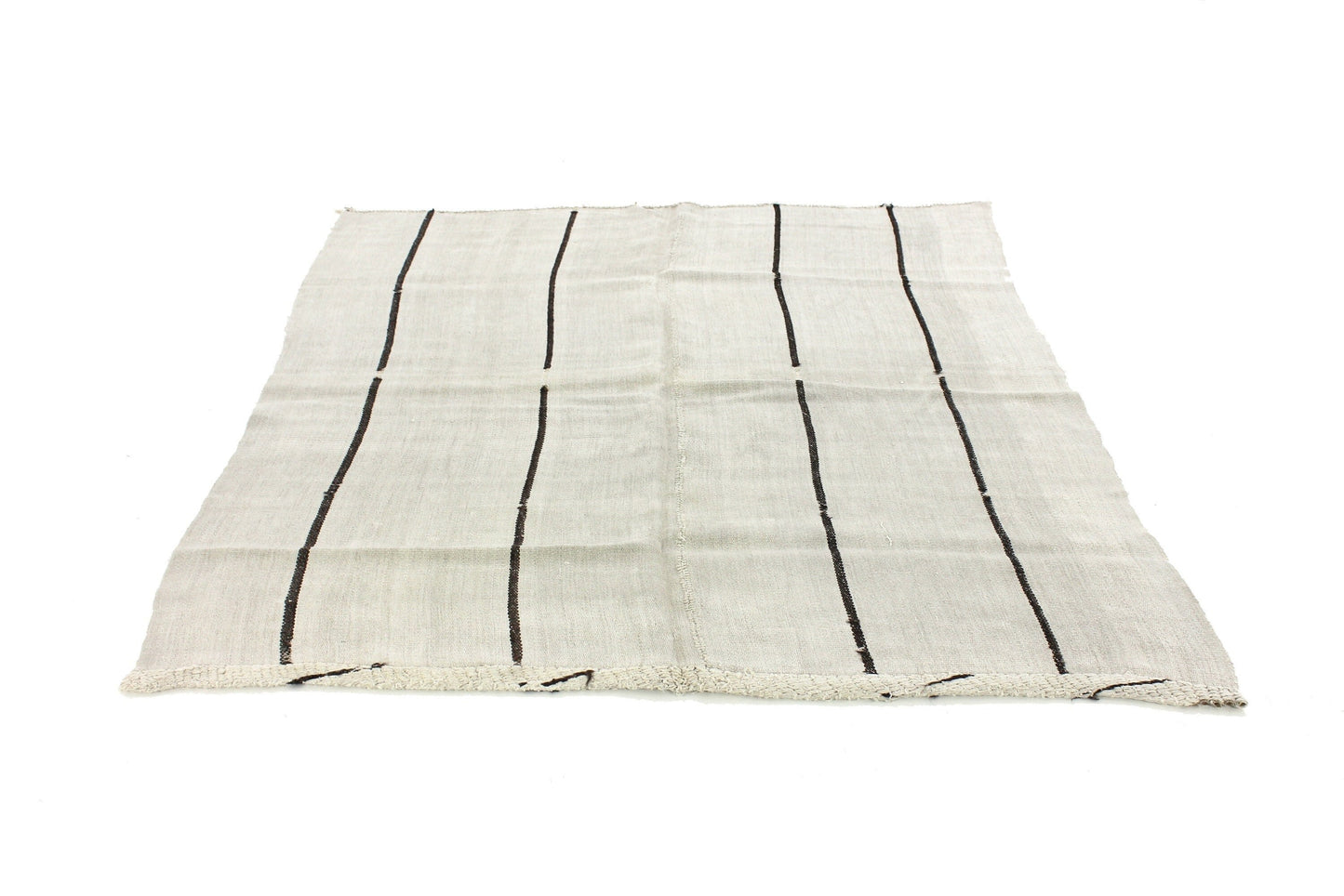 Hemp Kilim Rug,Vintage Kilim,Turkish Kilim,Area Kilim Rug, Small Bedroom Kilim Rug,White Black Kilim Rug,5826
