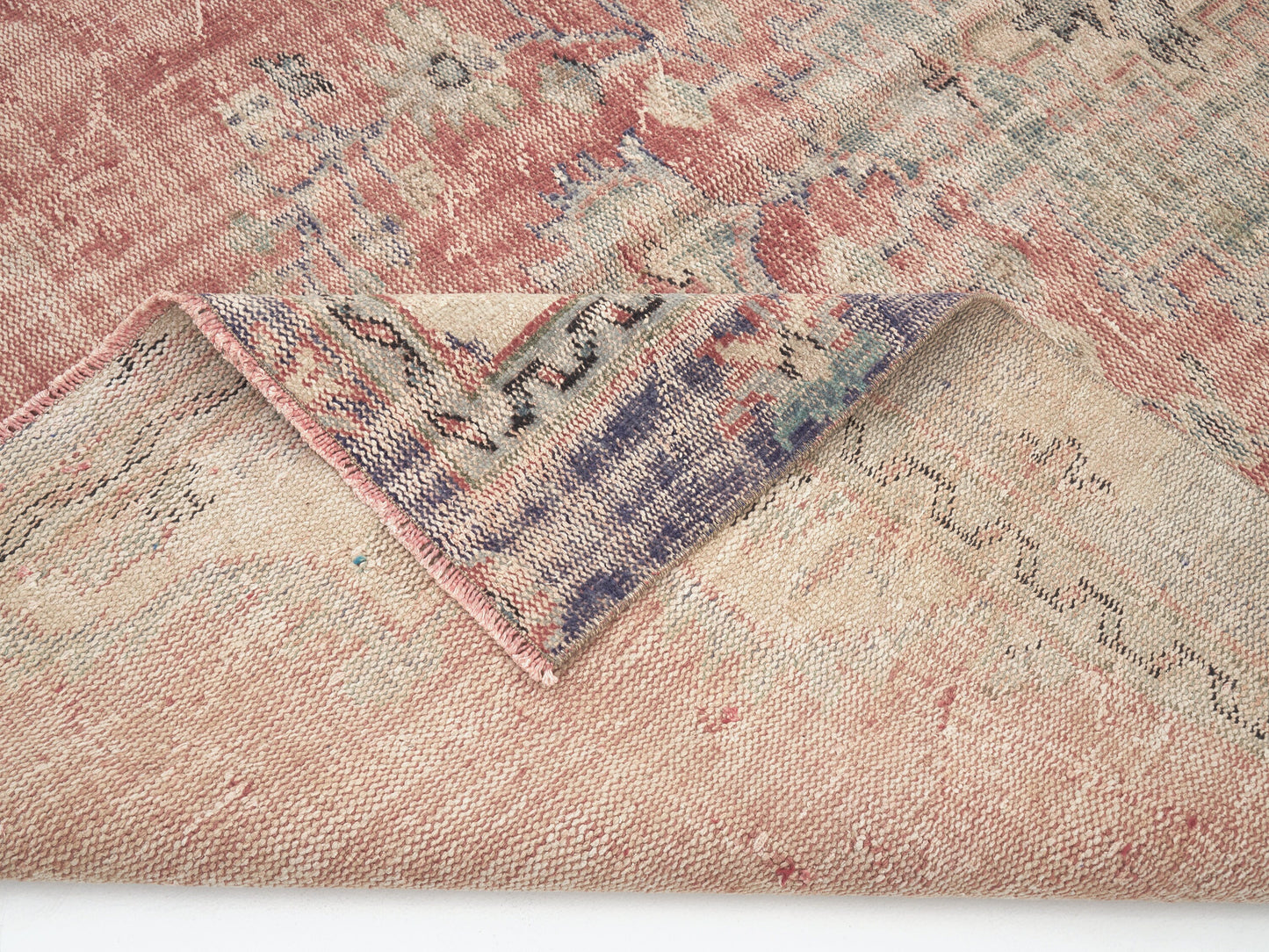 Turkish Rug, Oushak Rug, Area Rug, Vintage Rug, Handmade Rug, Anatolia Rug, Bohemian Rug, Neutral Rug, Turkish Carpet, Rug 6x9, 12048