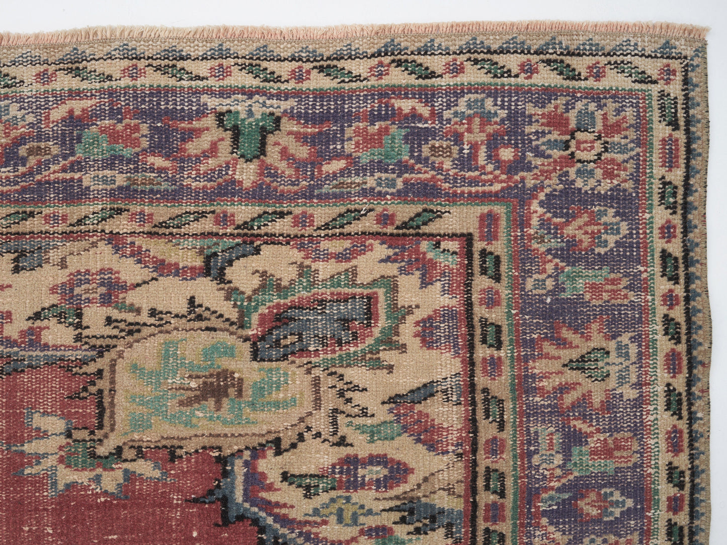 Oushak Vintage Rug, Turkish Handmade Antique Rug, Area Eclectic Rug, Kid Room Rug, Anatolia Rug, Bohemian Rug, Turkey Rug, Rug 6x9, 12146