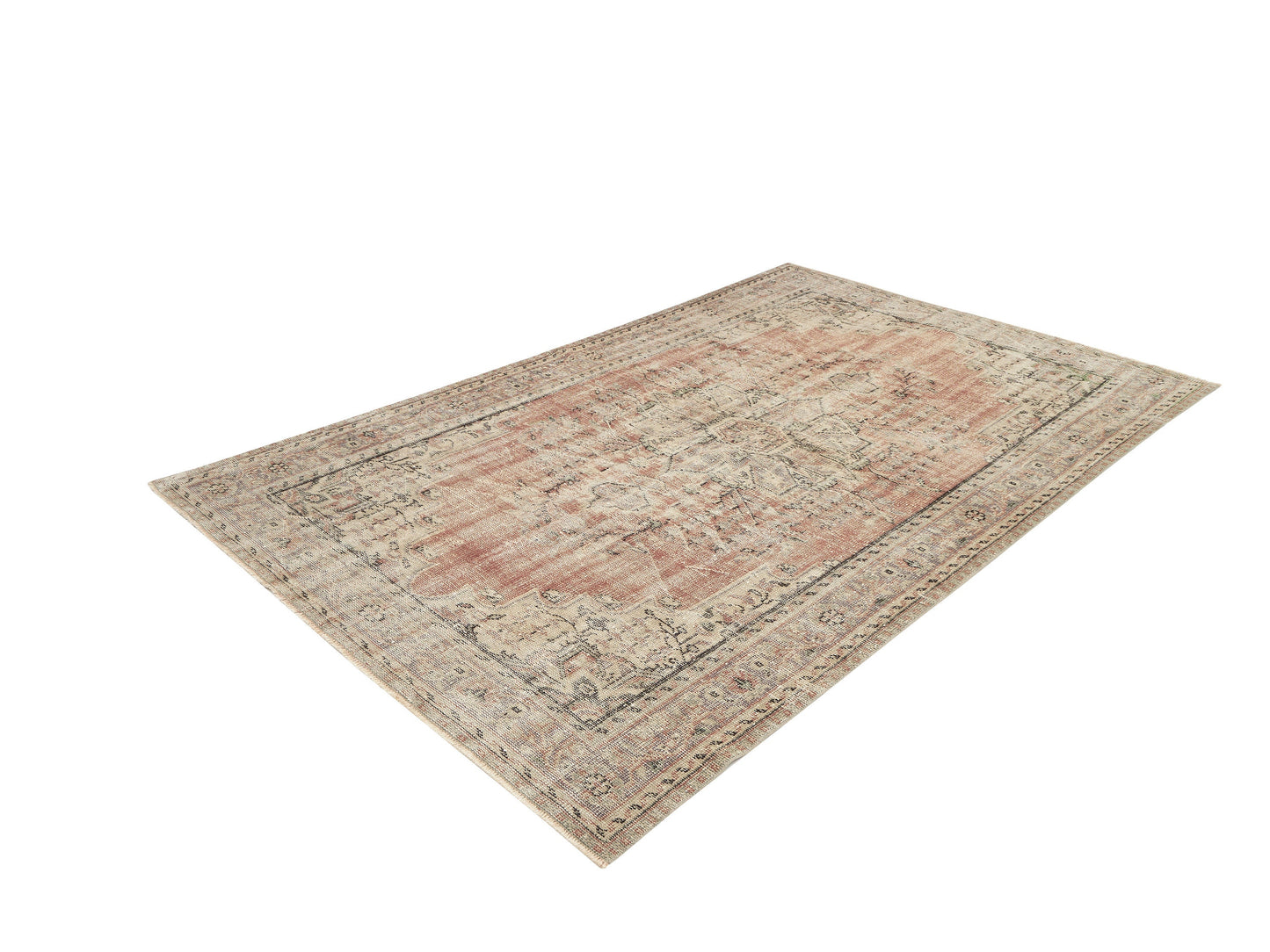 Rug 6x10, Turkey Rug, Oushak Rug, Area Rug, Vintage Rug, Handmade Rug, Turkish Rug, Scandinavian Rug, Turkish Carpet, Bedroom Rug, 11542