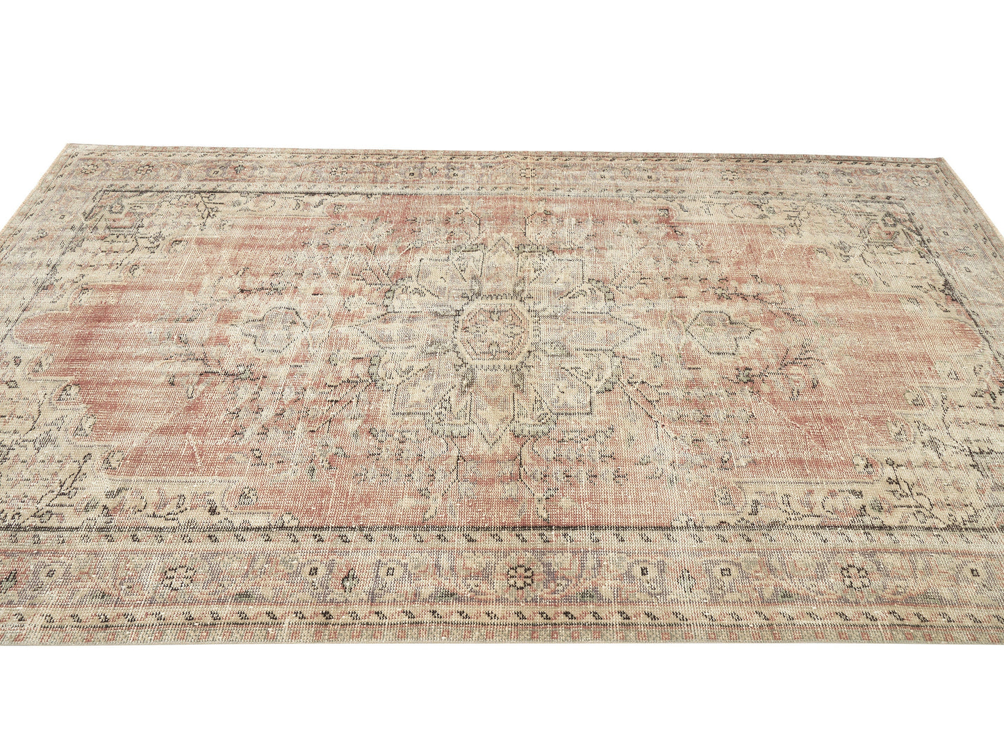 Rug 6x10, Turkey Rug, Oushak Rug, Area Rug, Vintage Rug, Handmade Rug, Turkish Rug, Scandinavian Rug, Turkish Carpet, Bedroom Rug, 11542