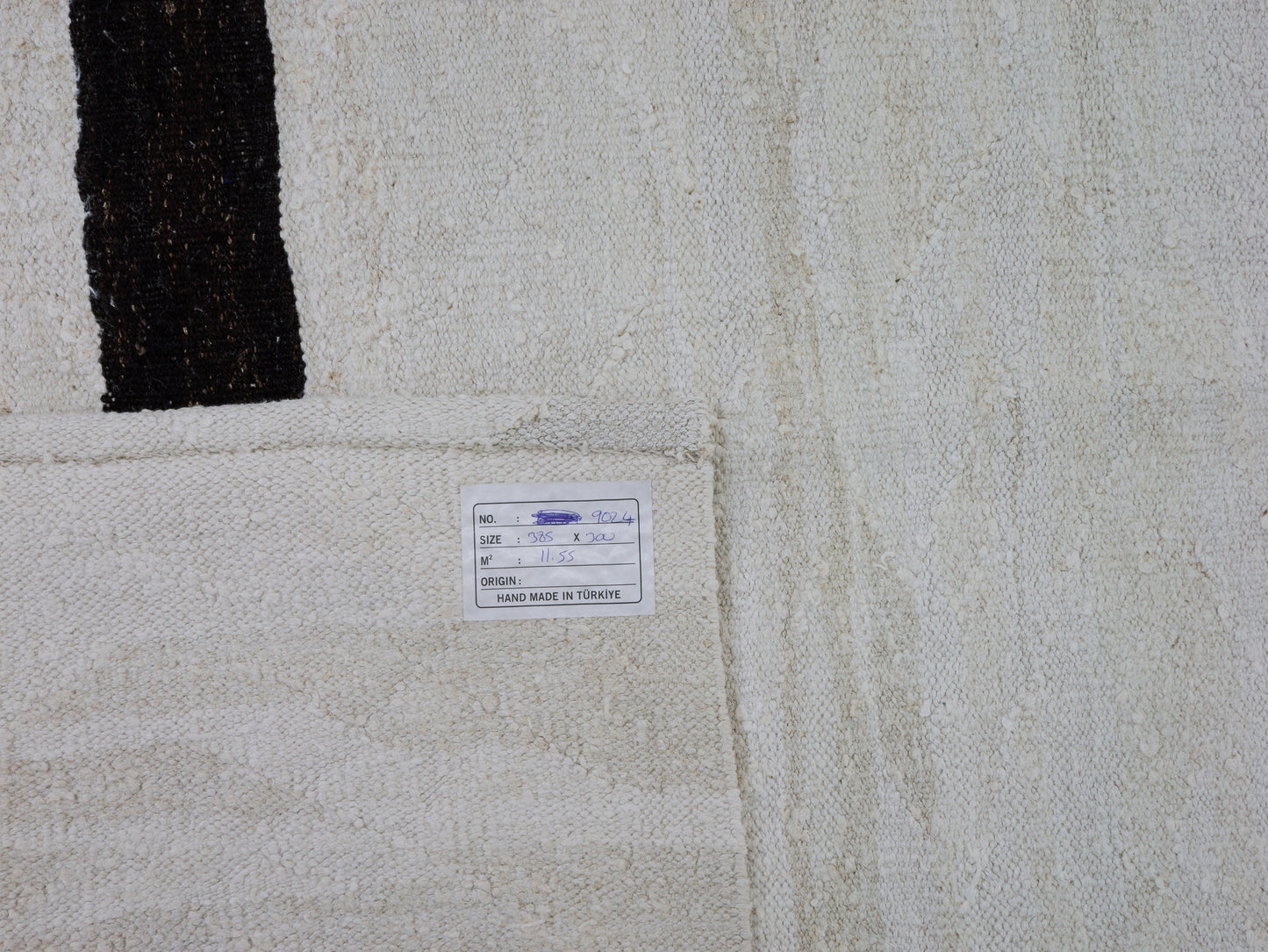 Kilim Rug 10x13, Handmade Flat Weave Kilim Rug, Area Striped Kilim Rug, Large Rug, Vintage Kilim Rug, Oversize Rug, White Hemp Rug, 9024