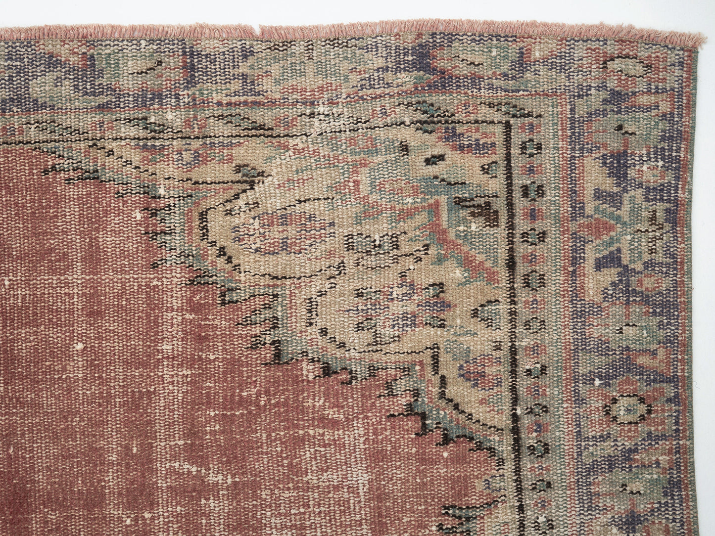 Turkish Vintage Oushak Rug, Handmade Area Antique Rug, Neutral Floor Rug, Bohemian Rug, Office Rug, Turkey Rug, Carpet Rug, Rug 5x8, 11567