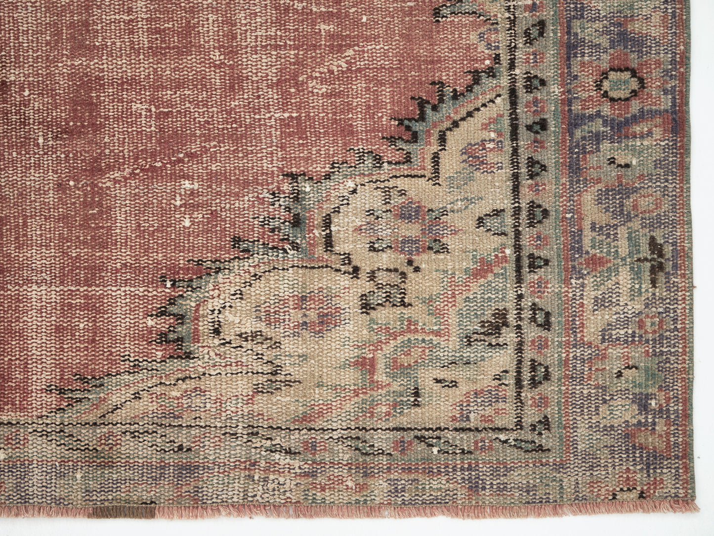 Turkish Vintage Oushak Rug, Handmade Area Antique Rug, Neutral Floor Rug, Bohemian Rug, Office Rug, Turkey Rug, Carpet Rug, Rug 5x8, 11567