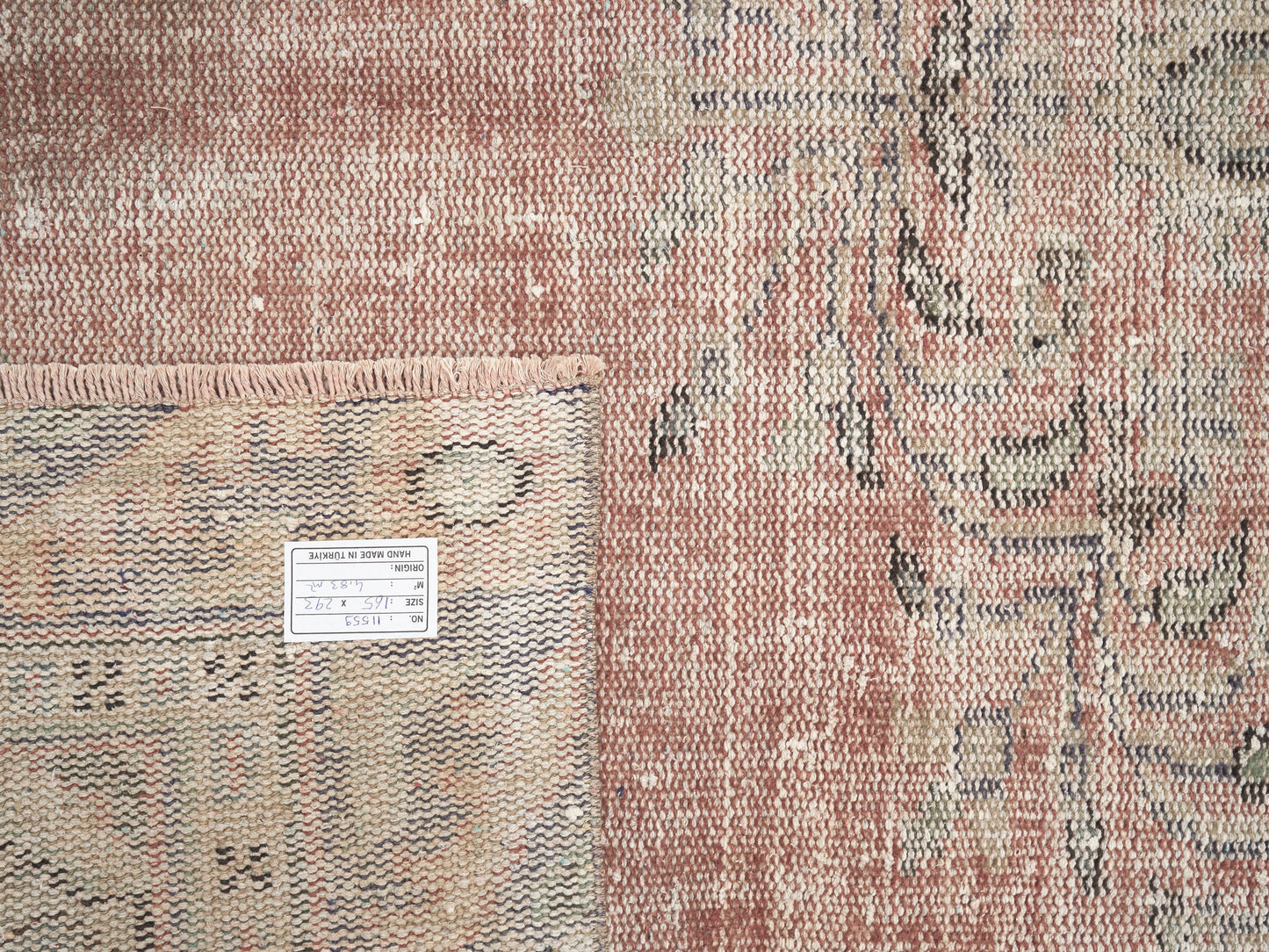 Turkey Rug, Rug 5x10, Vintage Rug, Handmade Rug, Oushak Rug, Area Rug, Living Room Rug, Neutral Rug, Bohemian Rug, Carpet Rug, 11559