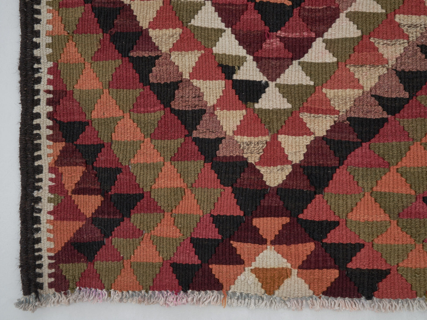 Turkish Runner, Vintage Runner, Oushak Runner, Handmade Runner Rug, Hallway Runner, Kilim Runner Rug, Bohemian Rug, Runner Rug 3x11, 11256
