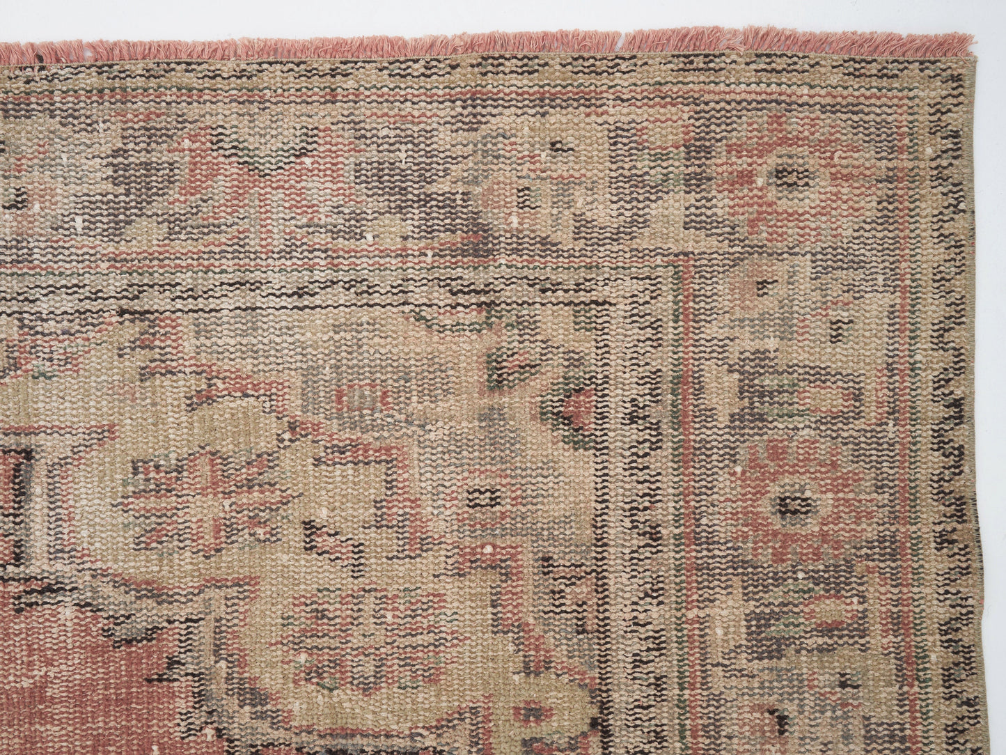 Turkish Oushak Rug, Vintage Handmade Rug, Area Eclectic Rug, Bedroom Rug, Carpet Rug, Living Room Rug, Turkish Carpet, Rug 6x9, 12101