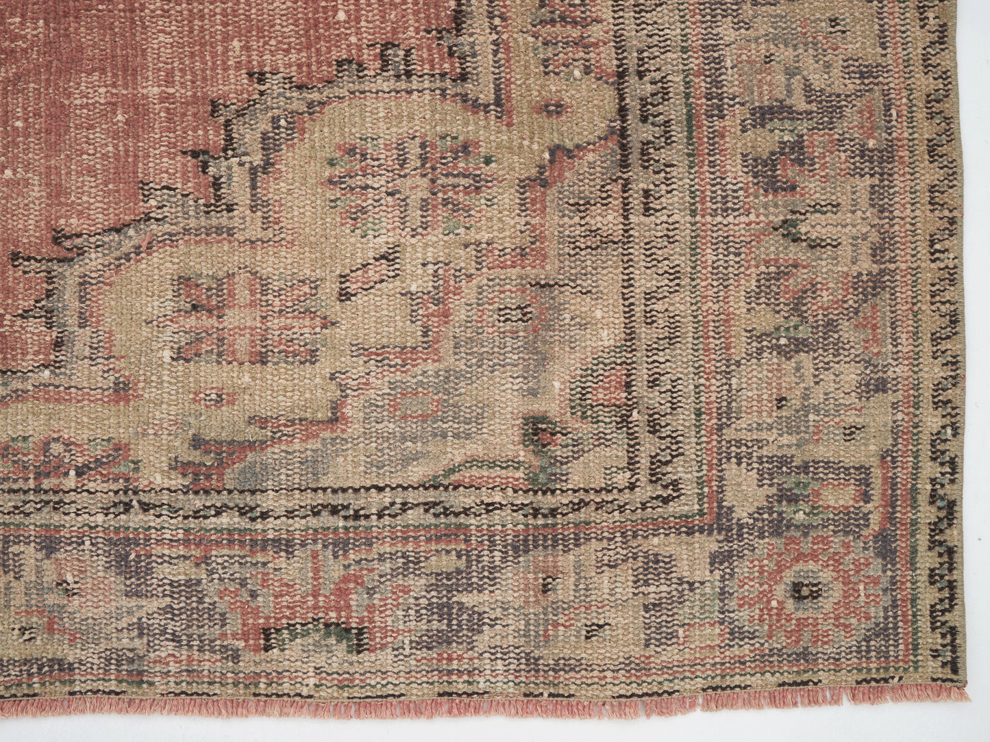 Turkish Oushak Rug, Vintage Handmade Rug, Area Eclectic Rug, Bedroom Rug, Carpet Rug, Living Room Rug, Turkish Carpet, Rug 6x9, 12101