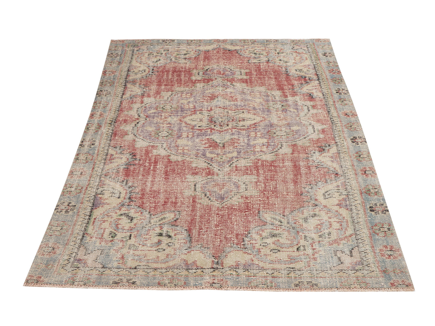 Rug 5x8, Turkish Rug, Vintage Rug, Oushak Rug, Area Rug, Handmade Rug, Anatolia Rug, Bohemian Rug, Bedroom Rug, Turkish Carpet, 12071
