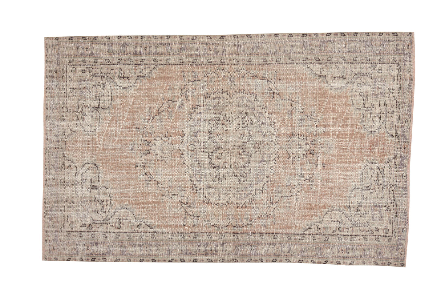 Vintage Rug, Turkish Rug, Area Rug, Oushak Rug, Handmade Rug, Neutral Rug, Bedroom Rug, Scandinavian Rug, Turkish Carpet, Rug 5x7, 12072