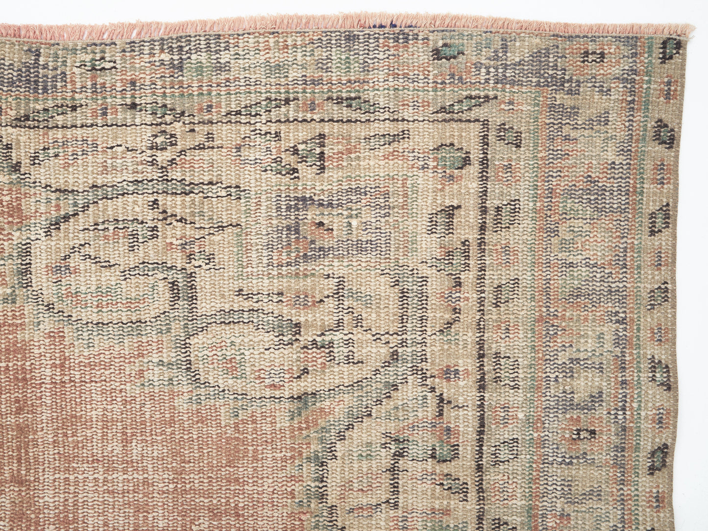 Vintage Rug, Turkish Rug, Area Rug, Oushak Rug, Handmade Rug, Neutral Rug, Bedroom Rug, Scandinavian Rug, Turkish Carpet, Rug 5x7, 12072