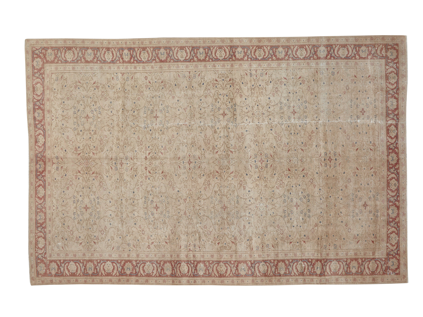 Turkish Rug, Vintage Rug, Oushak Rug, Handmade Rug, Area Rug, Living Room Rug, Carpet Rug, Rug 6x10, Turkish Carpet, Neutral Rug, 11454