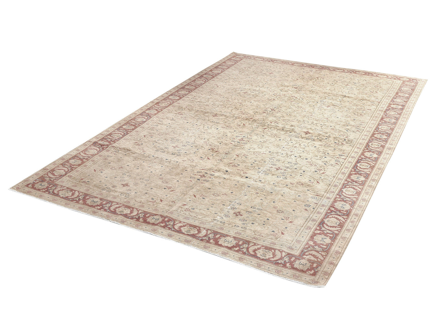 Turkish Rug, Vintage Rug, Oushak Rug, Handmade Rug, Area Rug, Living Room Rug, Carpet Rug, Rug 6x10, Turkish Carpet, Neutral Rug, 11454