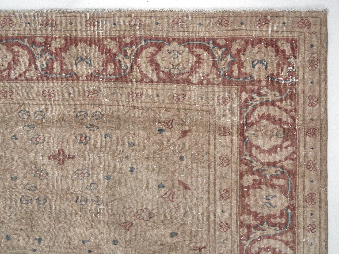 Turkish Rug, Vintage Rug, Oushak Rug, Handmade Rug, Area Rug, Living Room Rug, Carpet Rug, Rug 6x10, Turkish Carpet, Neutral Rug, 11454