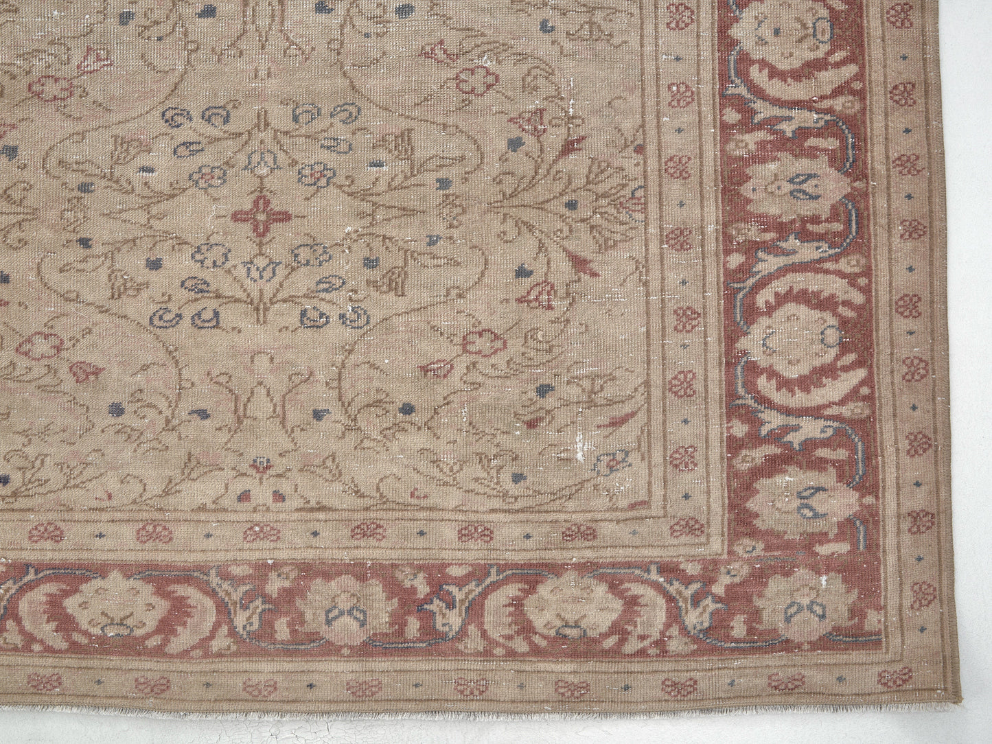 Turkish Rug, Vintage Rug, Oushak Rug, Handmade Rug, Area Rug, Living Room Rug, Carpet Rug, Rug 6x10, Turkish Carpet, Neutral Rug, 11454