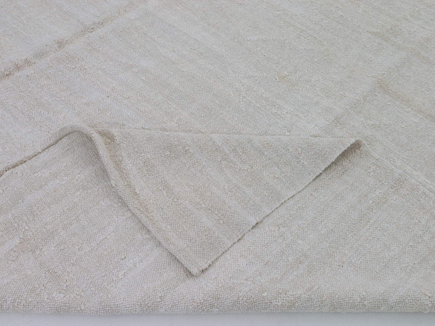 Vintage Kilim, Turkish Kilim, Area Kilim Rug, Oversize Rug,Handmade Kilim Rug, Neutral Rug, White Hemp Rug, Large Rug, Kilim Rug 10x13, 9444