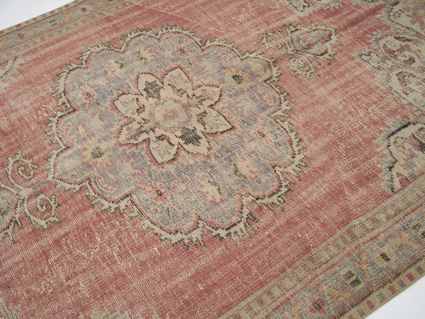 Rug 6x10, Area Rug, Turkish Rug, Vintage Rug, Handmade Rug, Oushak Rug, Neutral Rug, Anatolia Rug, Kid Room Rug, Turkish Carpet, 12095
