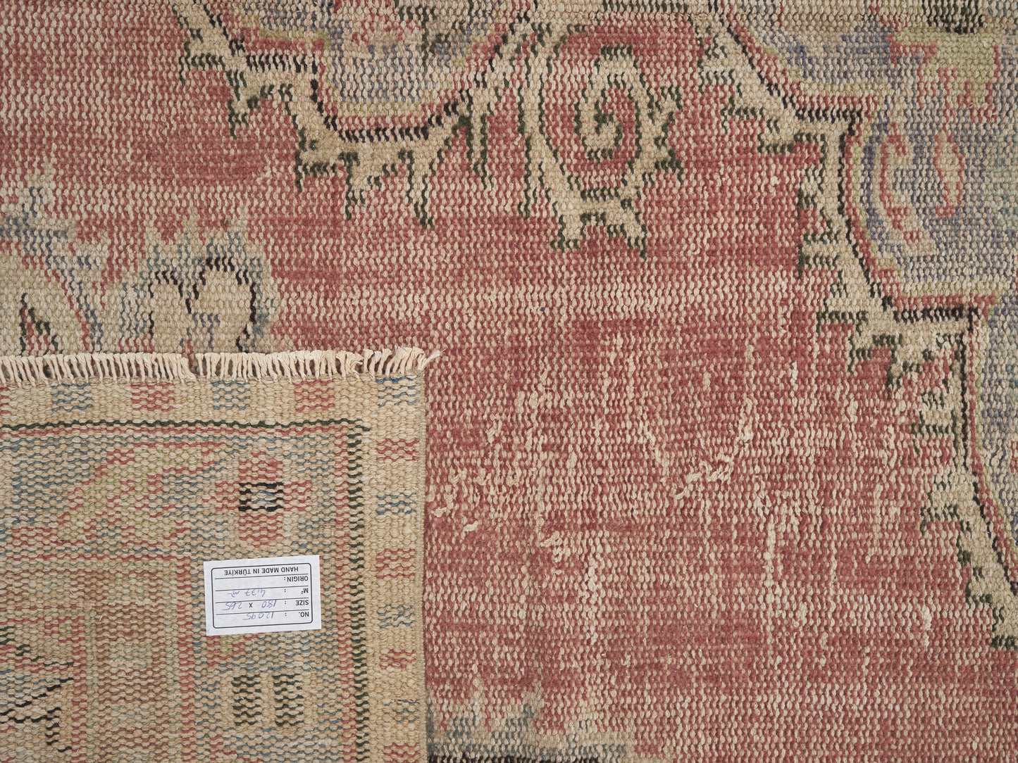 Rug 6x10, Area Rug, Turkish Rug, Vintage Rug, Handmade Rug, Oushak Rug, Neutral Rug, Anatolia Rug, Kid Room Rug, Turkish Carpet, 12095