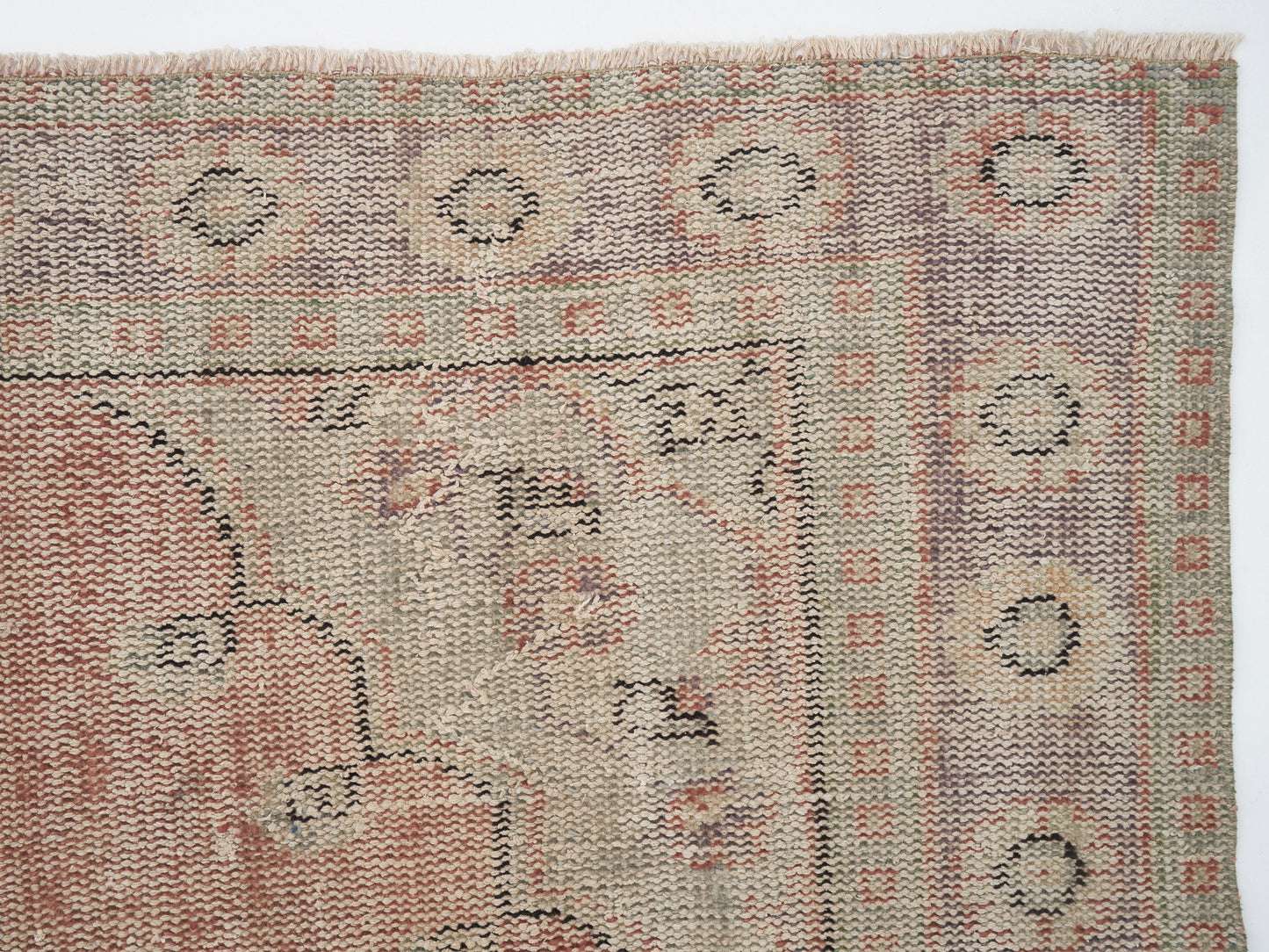 Handmade Vintage Rug, Turkish Oushak Antique Rug, Area Eclectic Rug, Office Rug, Anatolia Rug, Turkey Rug, Vintage Carpet, Rug 6x9, 12148