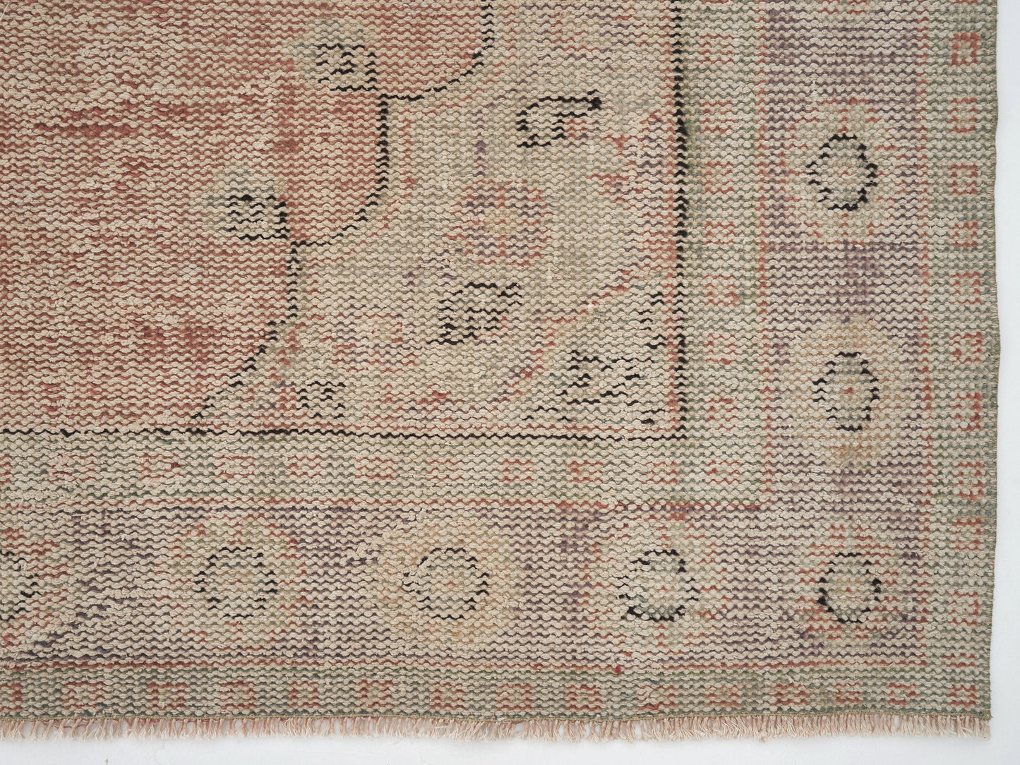 Handmade Vintage Rug, Turkish Oushak Antique Rug, Area Eclectic Rug, Office Rug, Anatolia Rug, Turkey Rug, Vintage Carpet, Rug 6x9, 12148