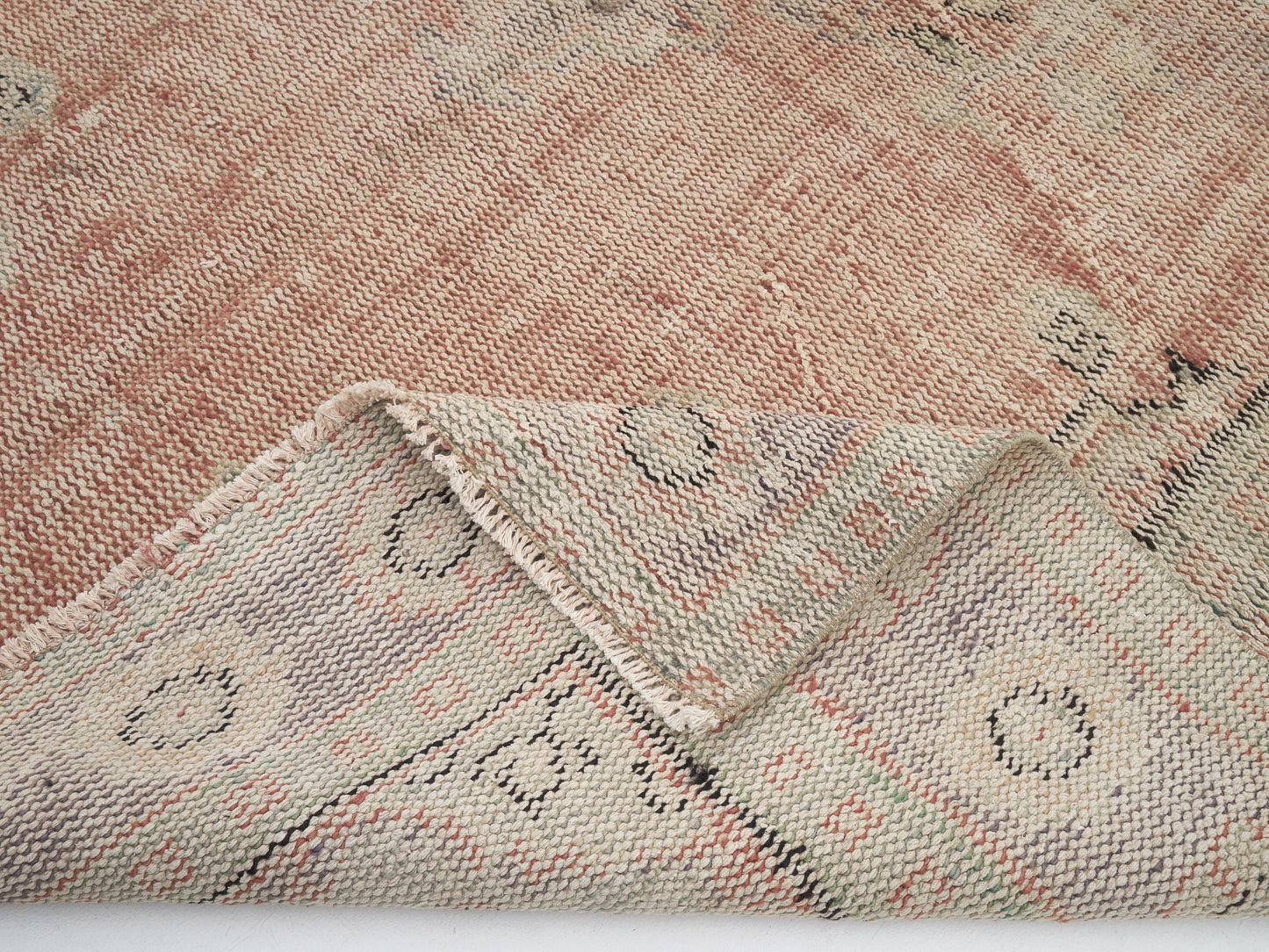Handmade Vintage Rug, Turkish Oushak Antique Rug, Area Eclectic Rug, Office Rug, Anatolia Rug, Turkey Rug, Vintage Carpet, Rug 6x9, 12148