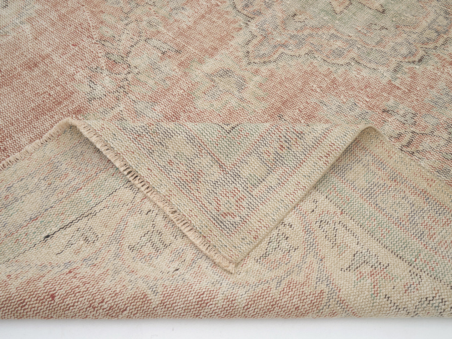 Area Oushak Rug, Turkish Handmade Rug, Vintage Antique Rug, Neutral Faded Rug, Living Room Rug, Carpet Rug, Bohemian Rug, Rug 6x9, 12122