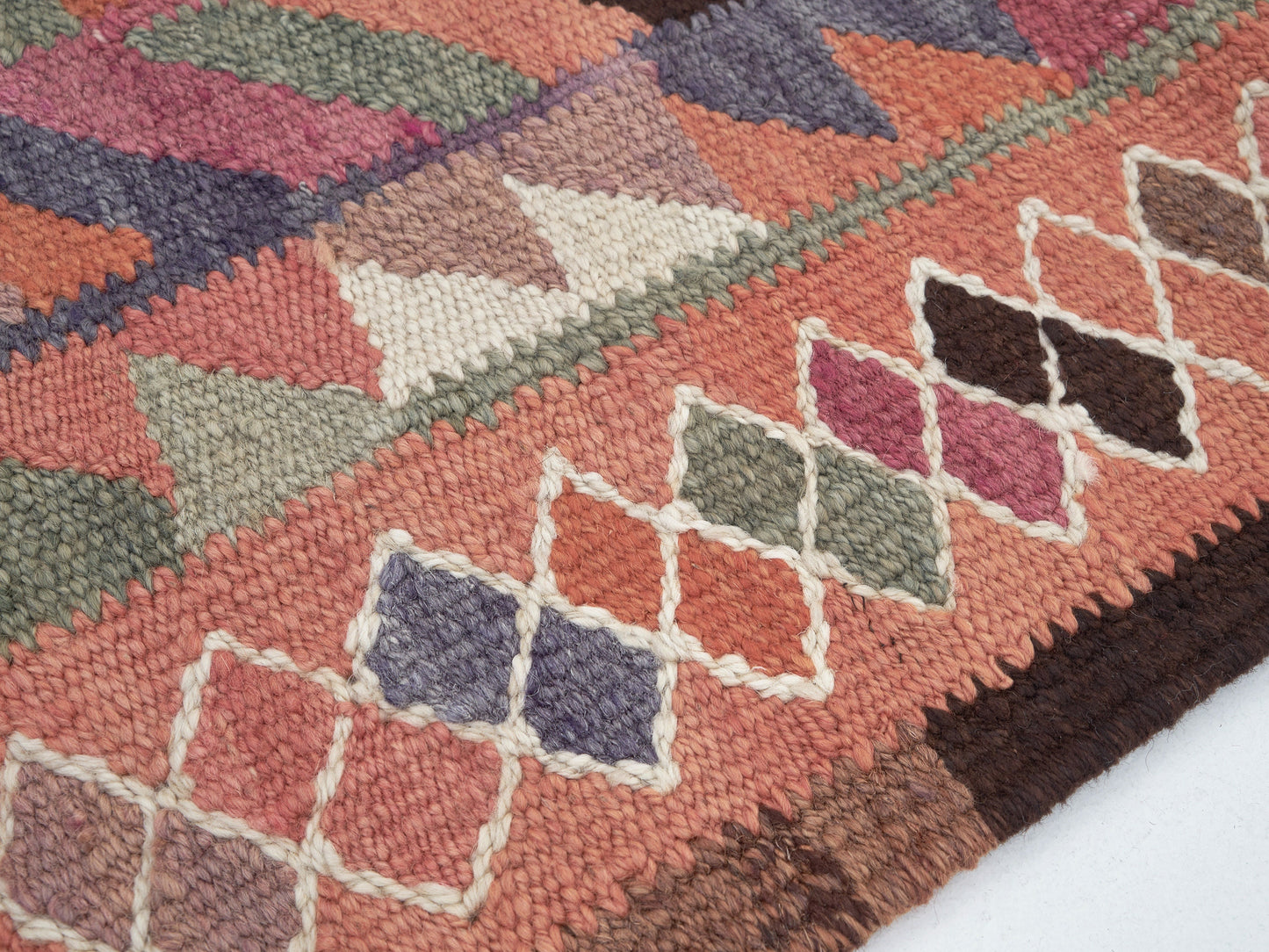 Runner Rug 3x10, Oushak Vintage Runner Rug, Turkish Runner, Handmade Antique Runner Rug, Kitchen Runner, Anatolia Rug, Bohemian Rug, 11268
