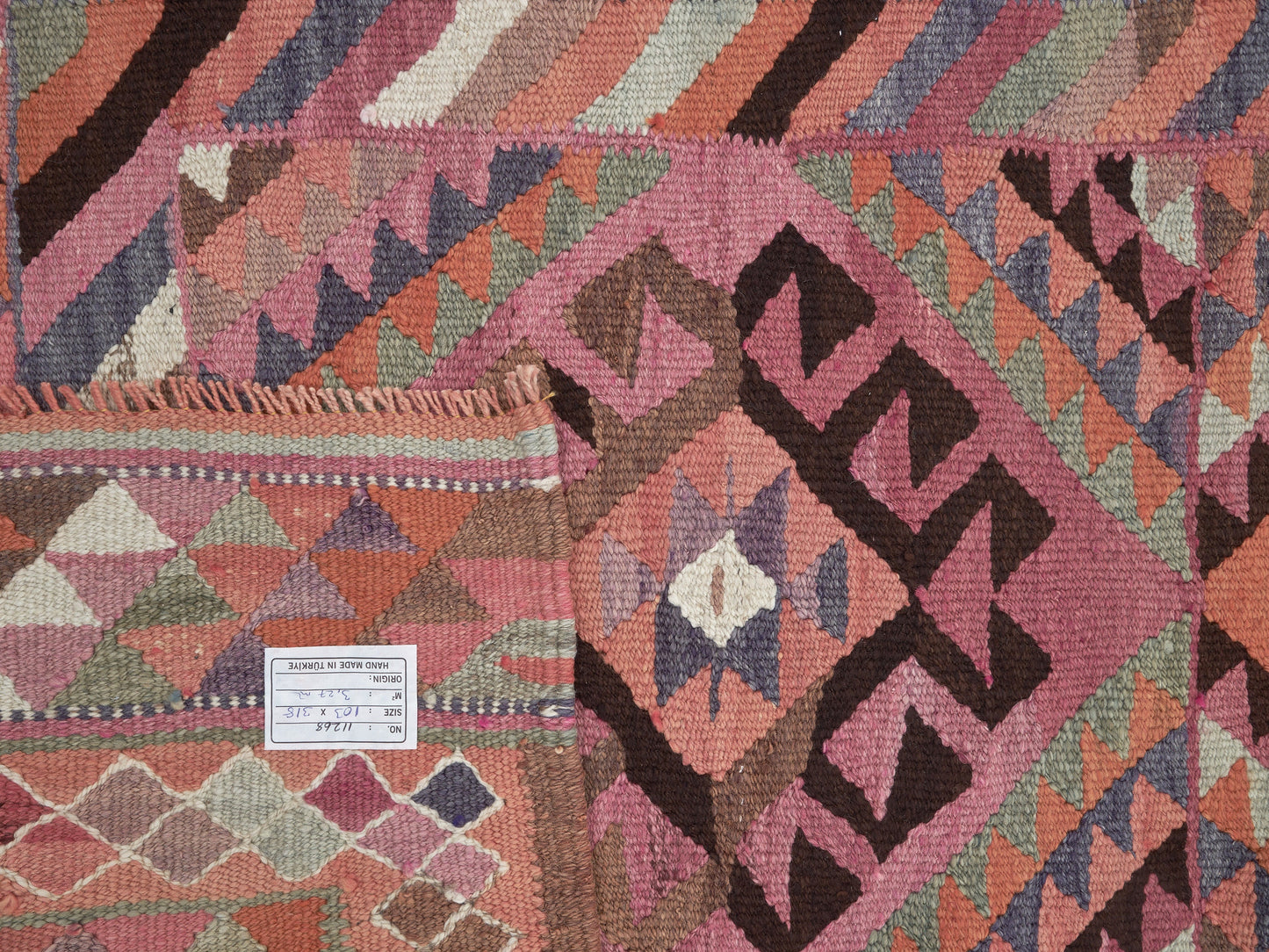 Runner Rug 3x10, Oushak Vintage Runner Rug, Turkish Runner, Handmade Antique Runner Rug, Kitchen Runner, Anatolia Rug, Bohemian Rug, 11268