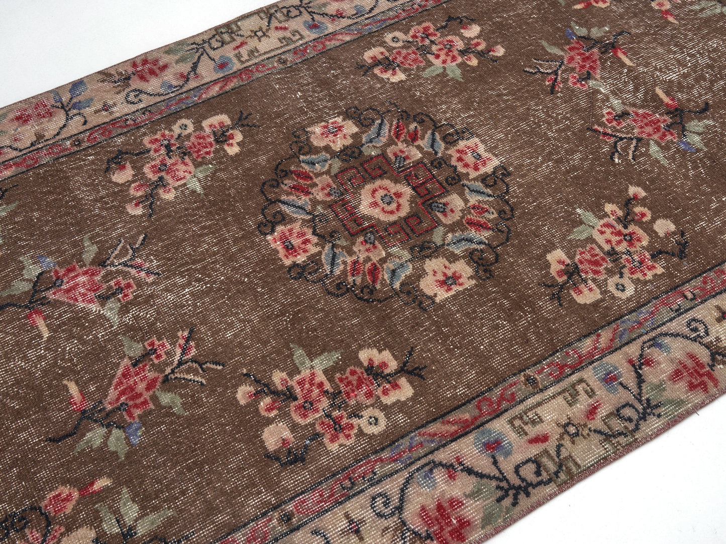 Vintage Handmade Rug, Turkish Oushak Eclectic Rug, Area Bohemian Rug, Bedroom Rug, Carpet Rug, Turkish Carpet, Rug 4x7, Turkey Rug, 12232