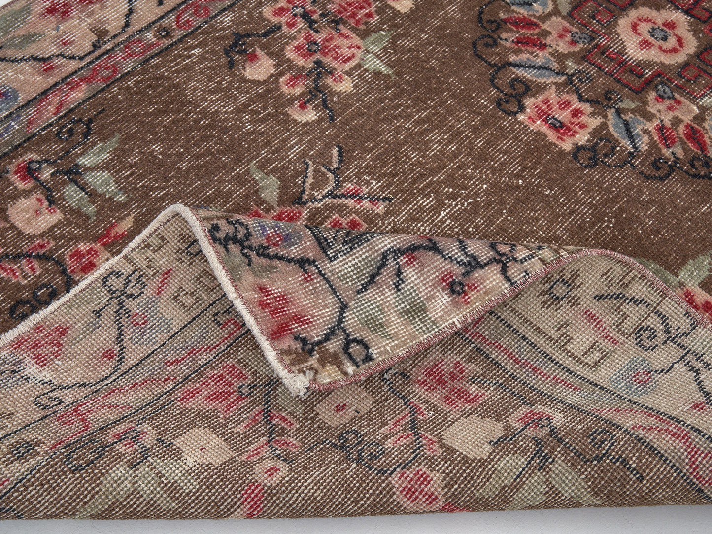 Vintage Handmade Rug, Turkish Oushak Eclectic Rug, Area Bohemian Rug, Bedroom Rug, Carpet Rug, Turkish Carpet, Rug 4x7, Turkey Rug, 12232