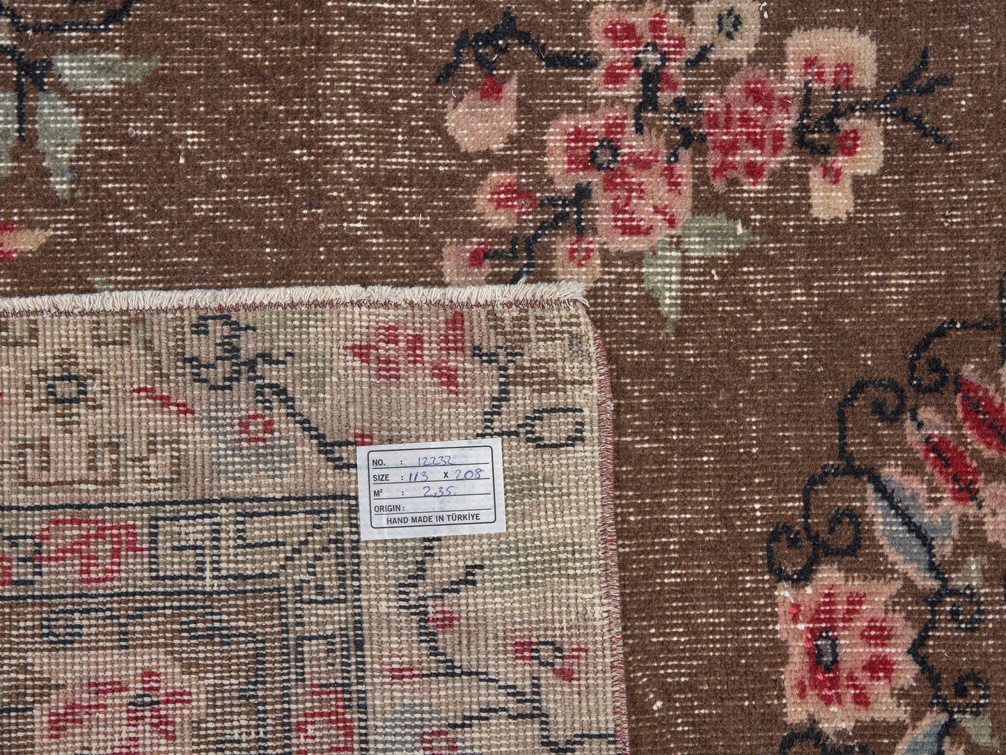 Vintage Handmade Rug, Turkish Oushak Eclectic Rug, Area Bohemian Rug, Bedroom Rug, Carpet Rug, Turkish Carpet, Rug 4x7, Turkey Rug, 12232