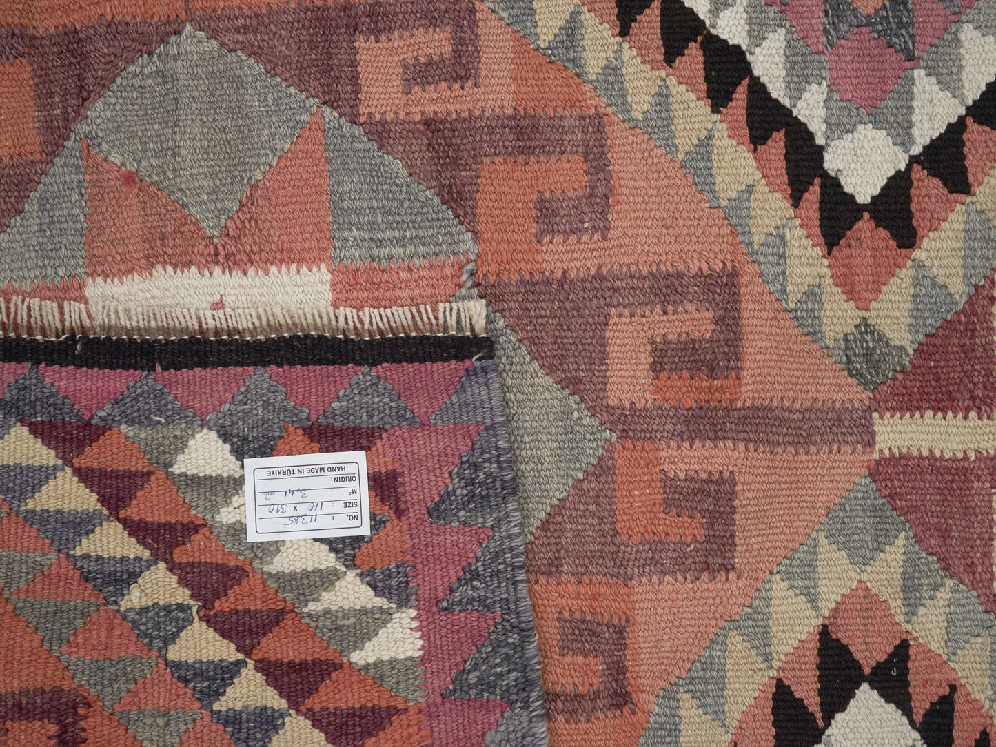 Oushak Runner, Vintage Runner, Turkish Runner, Rug Runner, Hallway Runner, Anatolia Rug, Kilim Runner Rug, Runner Rug 4x10, 11385