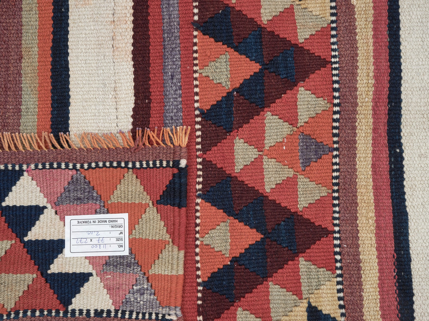 Kilim Runner Rug, Vintage Runner, Turkish Runner, Handmade Runner Rug, Oushak Runner, Kitchen Runner, Anatolia Rug, Runner Rug 3x9, 11300