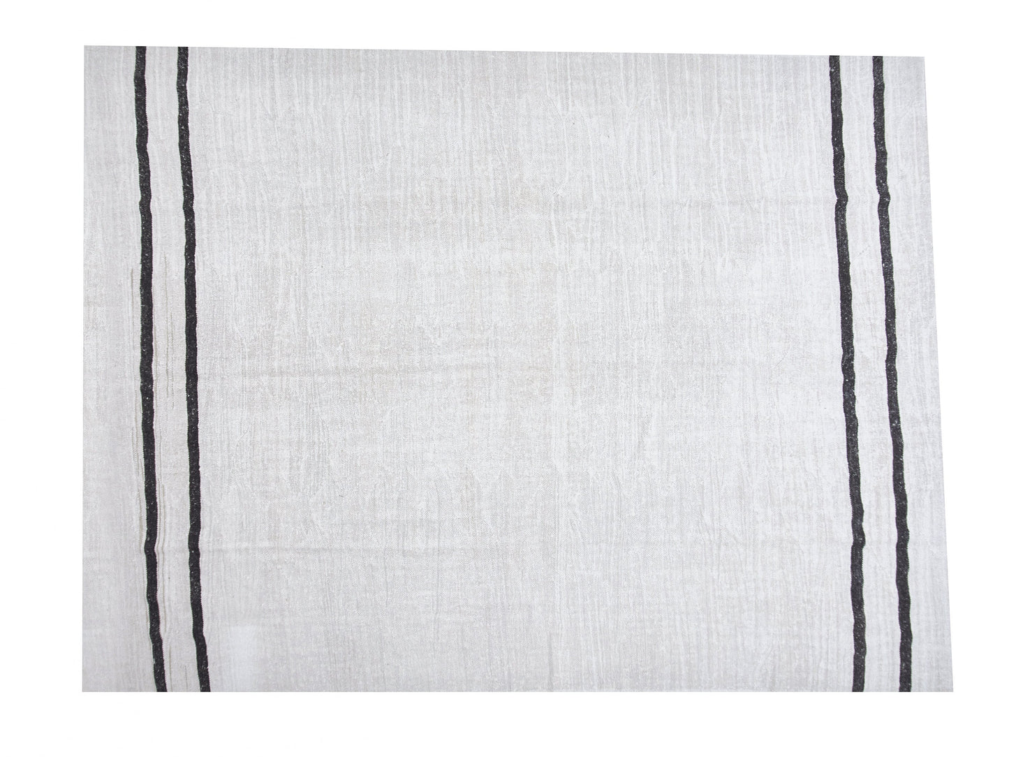Handmade Kilim Rug, Turkish Kilim, Vintage Kilim, Area Black Striped Kilim Rug, Large White Hemp Rug, Oversize Rug, Kilim Rug 9x12, 12541