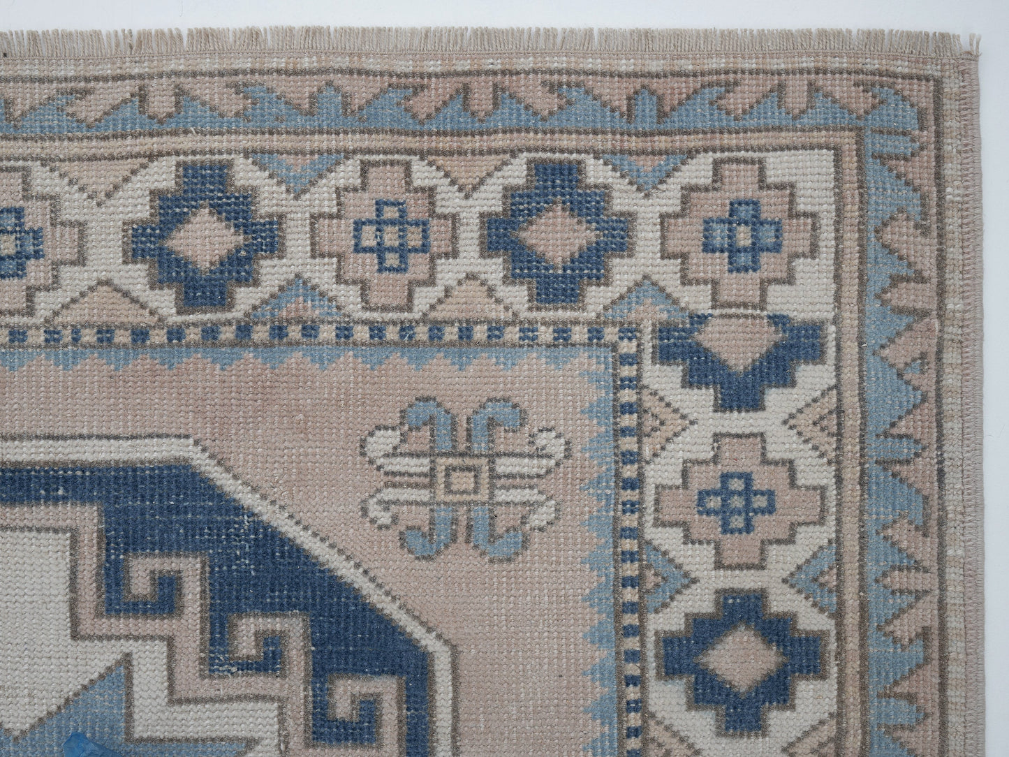 Oushak Vintage Rug, Turkish Handmade Rug, Area Eclectic Rug, Office Rug, Carpet Rug, Turkish Carpet, Turkey Rug, Rug 5x7, 12434