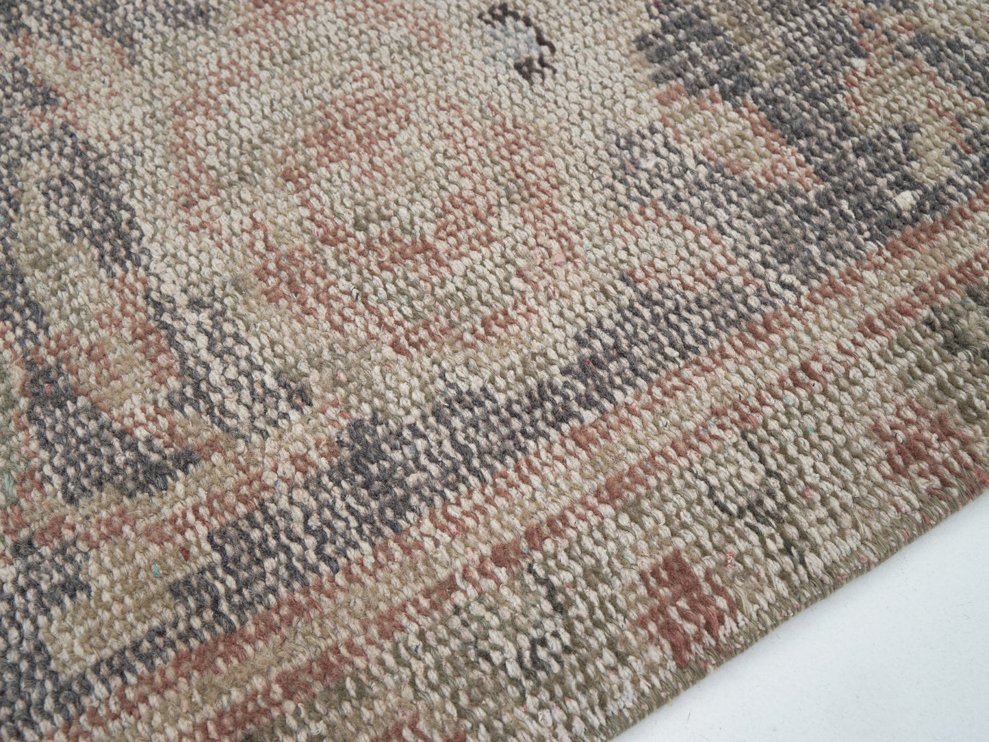 Handmade Area Rug, Vintage Oushak Rug, Turkish Antique Rug, Anatolia Rug, Living Room Rug, Neutral Faded Rug, Turkey Rug, Rug 6x9, 12147