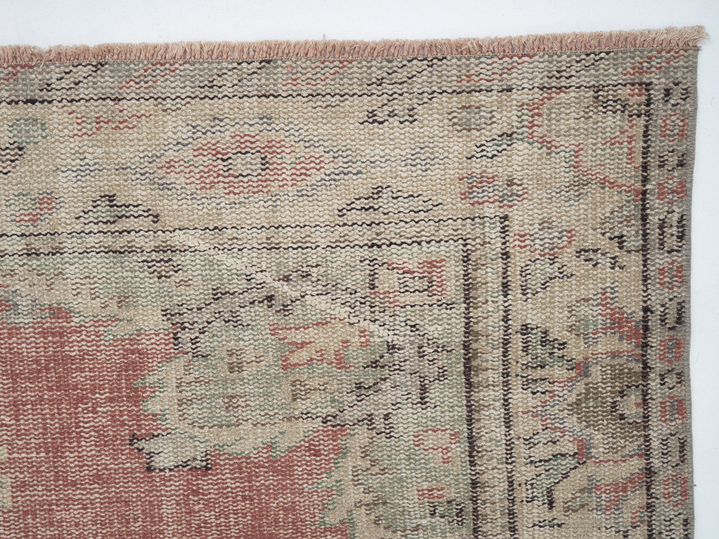 Vintage Handmade Rug, Turkish Oushak Rug, Area Eclectic Rug, Kid Room Rug, Anatolia Rug, Bohemian Rug, Vintage Carpet, Rug 5x8, 12153