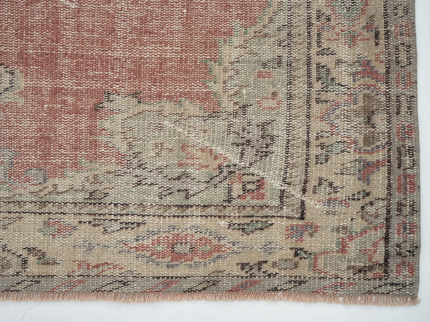 Vintage Handmade Rug, Turkish Oushak Rug, Area Eclectic Rug, Kid Room Rug, Anatolia Rug, Bohemian Rug, Vintage Carpet, Rug 5x8, 12153