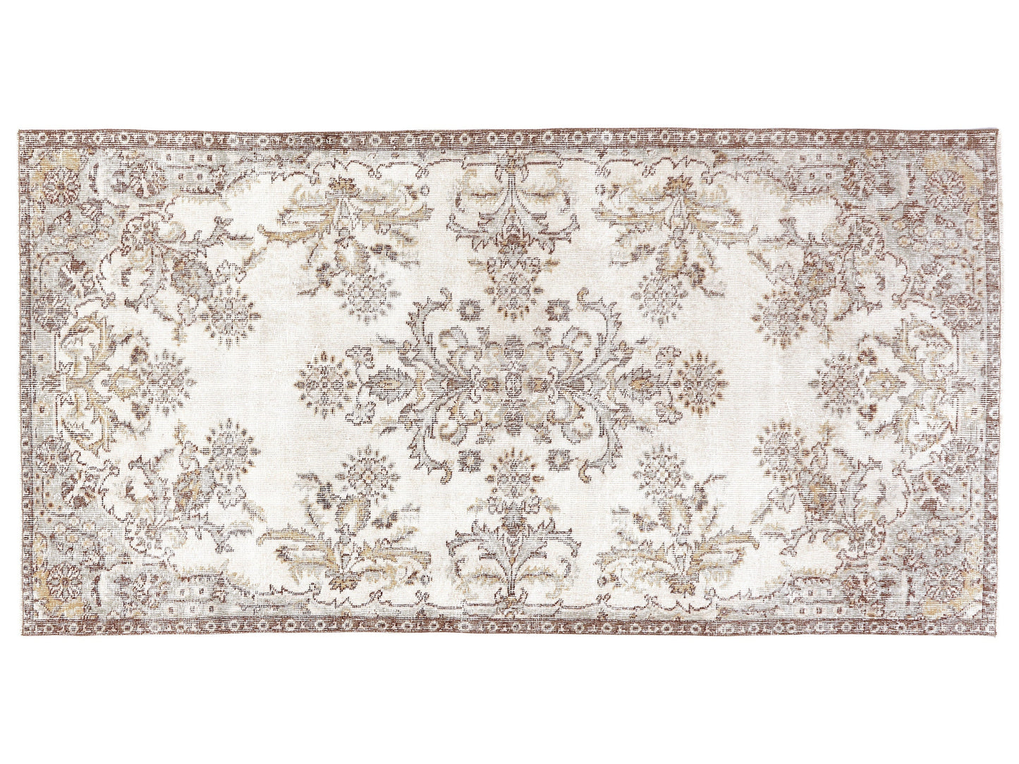 Handmade Rug, Vintage Rug, Turkish Rug, Oushak Rug, Carpet Rug, Primitive Rug, Rustic Rug, Turkey Rug, Area Rug, Neutral Rug, Rug 4x7, 10346
