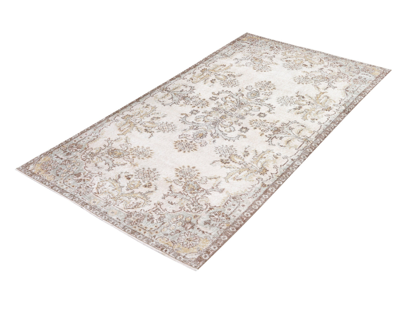 Handmade Rug, Vintage Rug, Turkish Rug, Oushak Rug, Carpet Rug, Primitive Rug, Rustic Rug, Turkey Rug, Area Rug, Neutral Rug, Rug 4x7, 10346